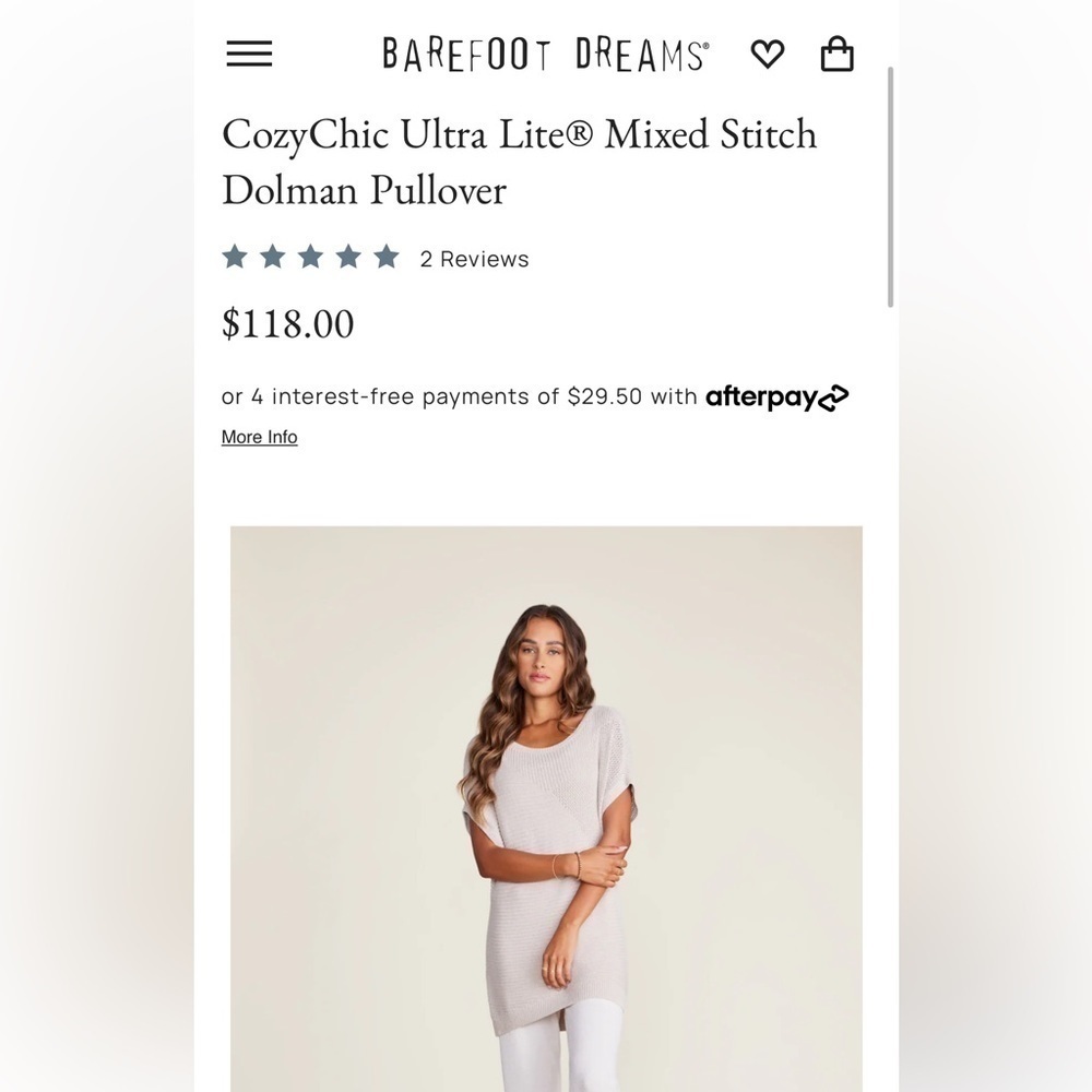 Barefoot Dreams Dolman Pull Over